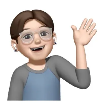Waving hello